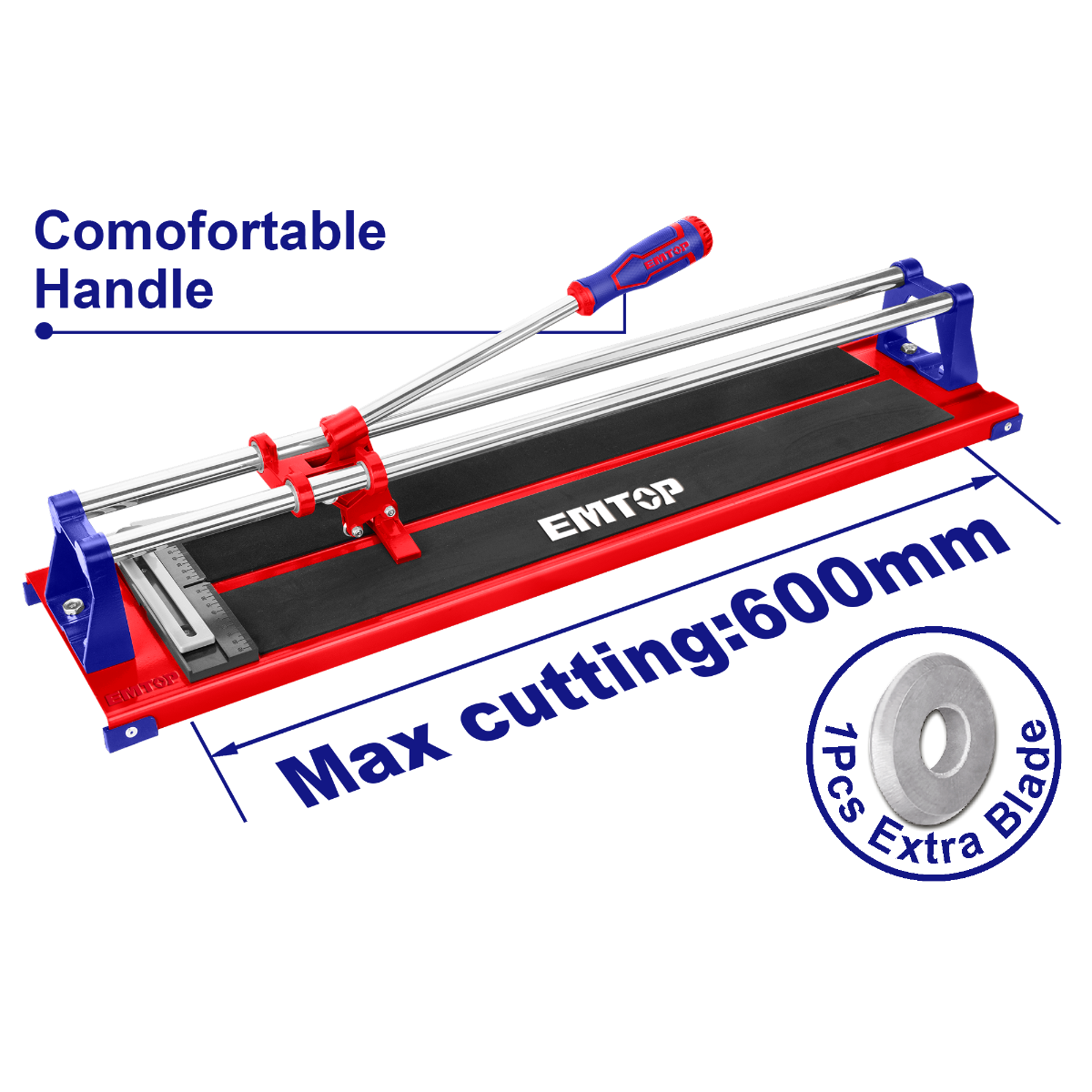 Emtop 2ft tile cutter 600m