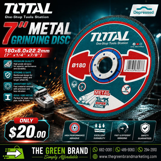 Total 7 ” grinding disc