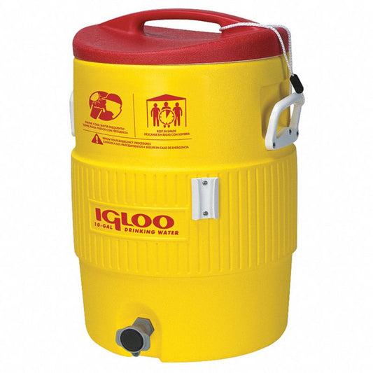 Igloo cooler red/yellow 10gl