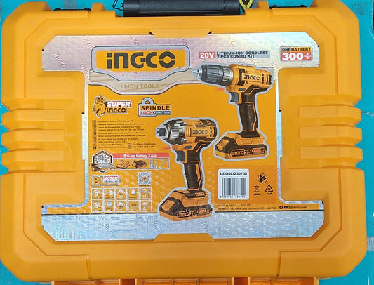 ingco cordless drill and driver combo