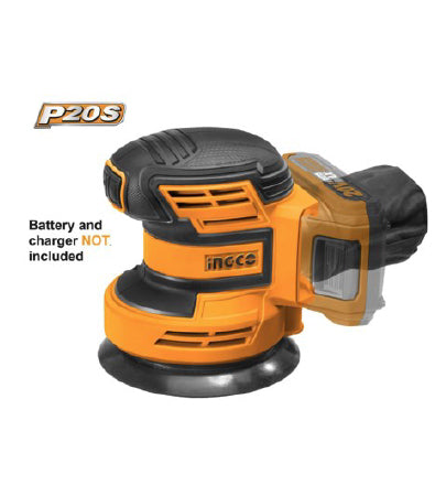 Ingco 20V cordless orbital sander