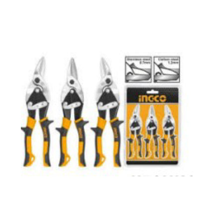 Ingco 3 piece aviation snip set