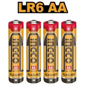 Ingco AA batteries pack of 4