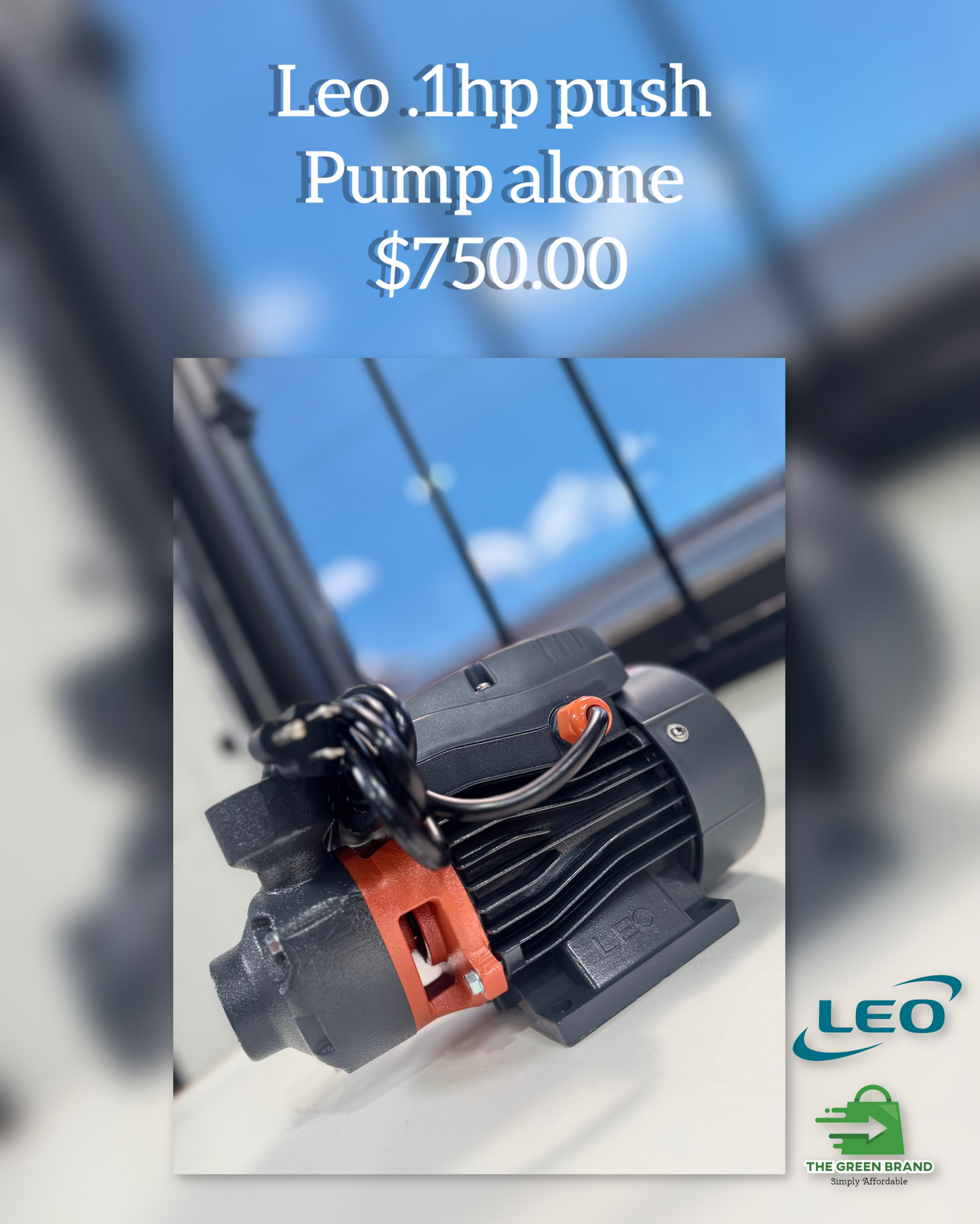 Leo 1HP electrical  pump