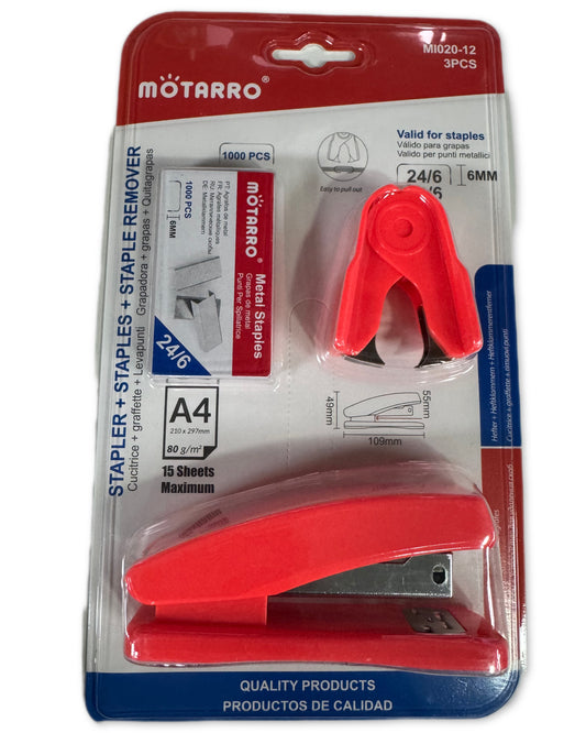 Motarro stapler and staple remover