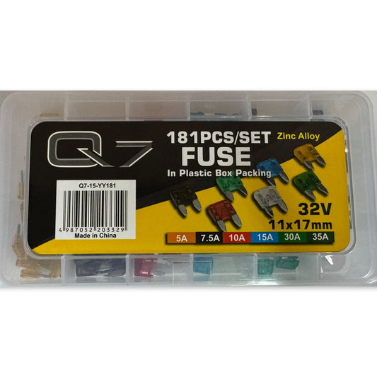 Q7 181PCS Fuse in plastic box packaging