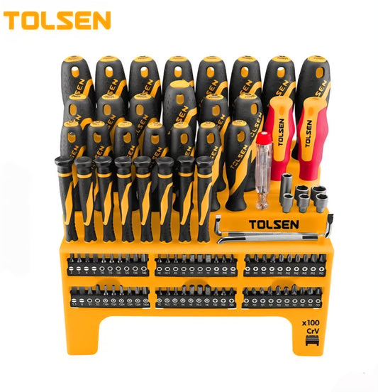 Tolsen 100 Piece screwdriver set