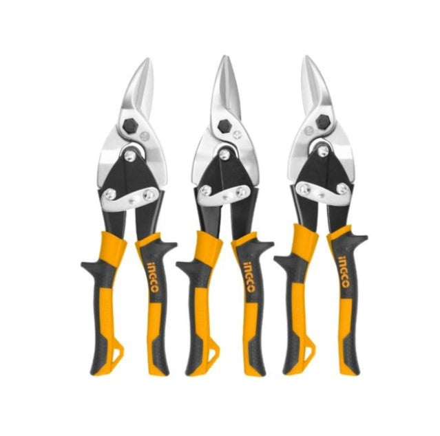 Ingco 3 piece aviation snip set