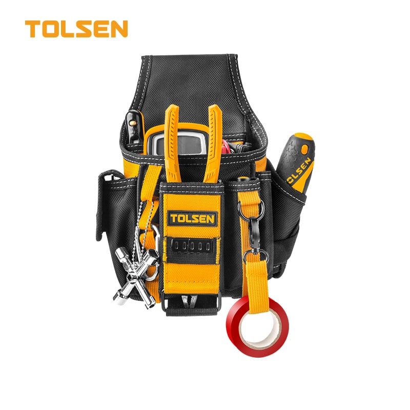 Tolsen Electrician tool pouch set with tools