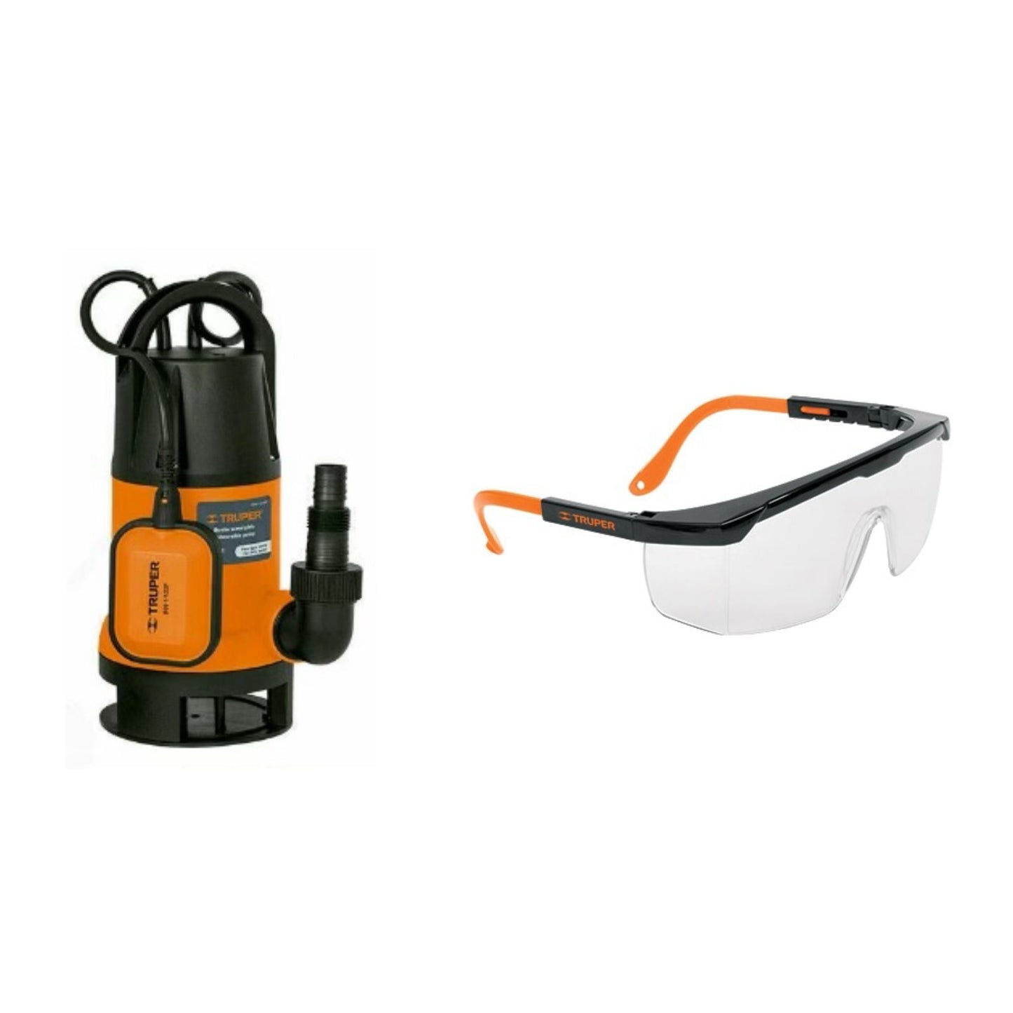 Truper submersible pump & free safety glasses