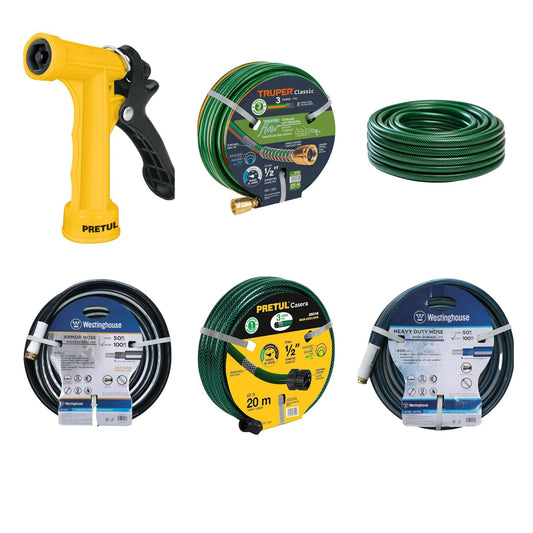 Free Nozzle with purchase of any of these hose