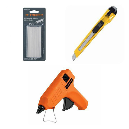 Truper 15w glue gun & free glue stick & free snap blade