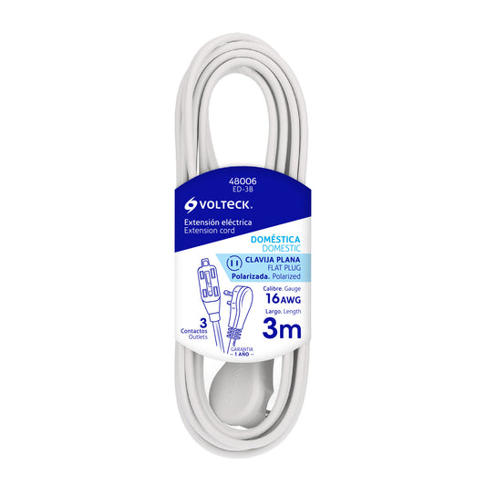 Volteck 3m extension cord